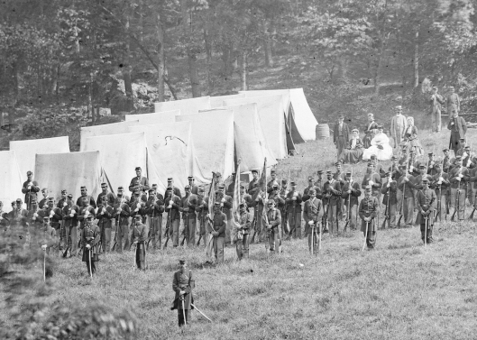 50th PV taken on July 4, 1865 by Alexander Gardner in Gettysburg
