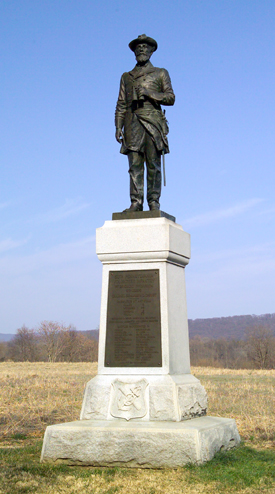 The 50th PA monument at Antietam Battlefield